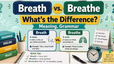 Breath vs. Breathe: What’s the Difference? Meaning, Grammar