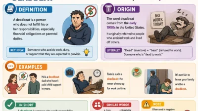 Deadbeat Meaning: Definition, Origin, Examples