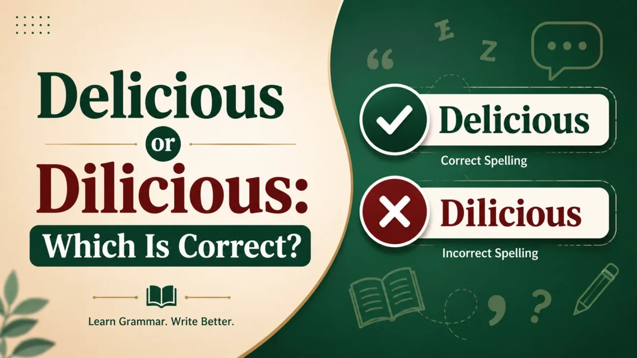 Delicious or Dilicious: Which Is Correct?