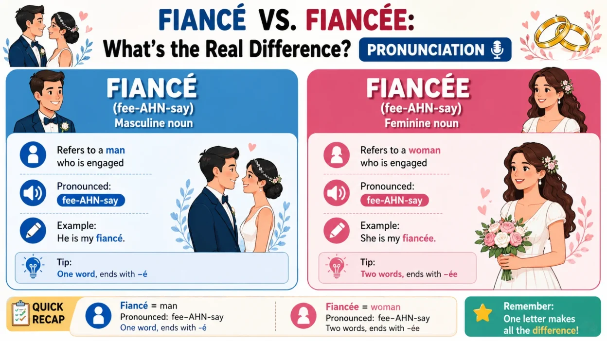 Fiancé vs. Fiancée: What’s the Real Difference? Pronunciation