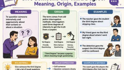 Give Someone the Third Degree: Meaning, Origin, Examples