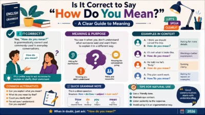 Is It Correct to Say “How Do You Mean?” A Clear Guide to Meaning