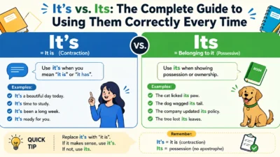 It’s vs. Its: The Complete Guide to Using Them Correctly Every Time
