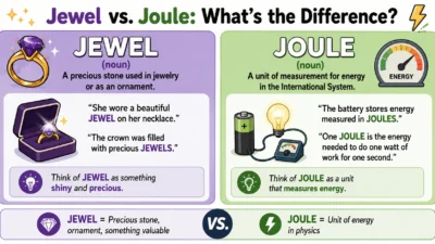 Jewel vs. Joule: What's the Difference?