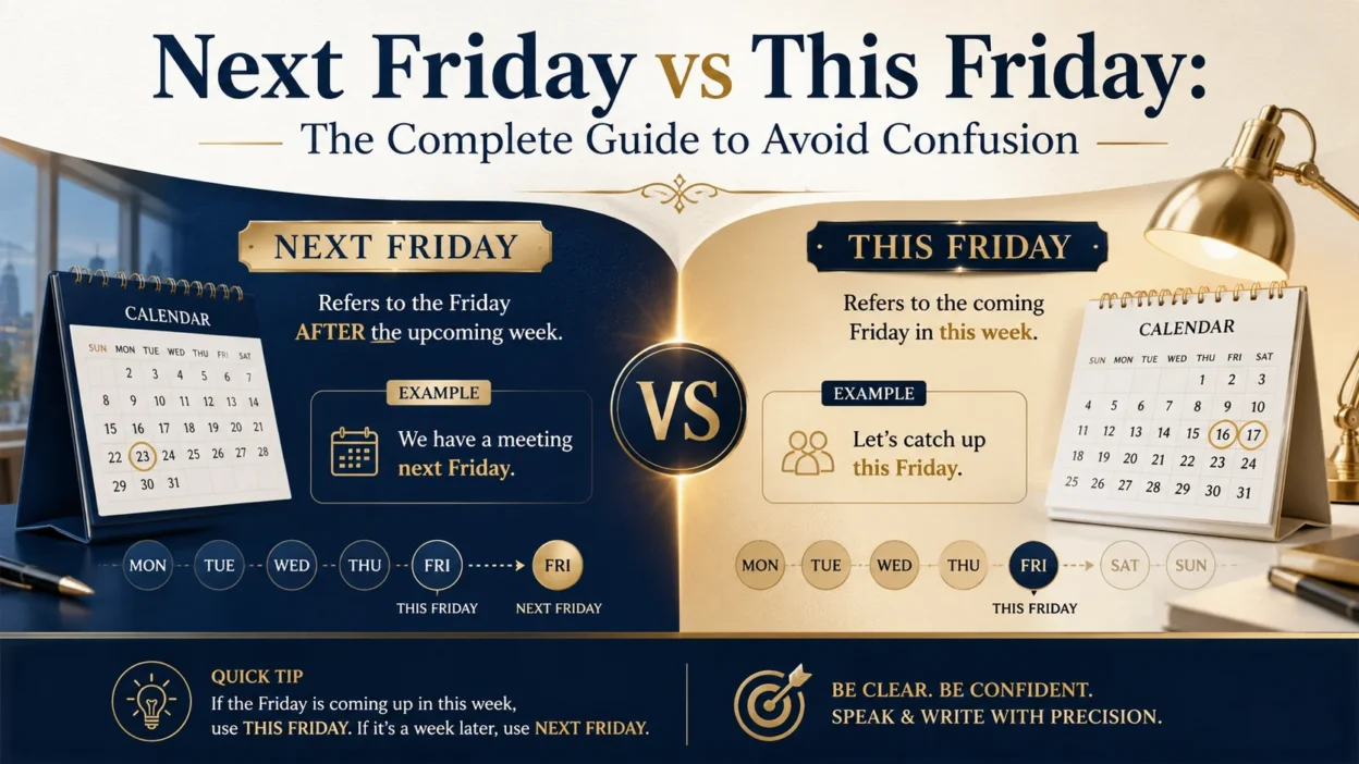 Next Friday vs This Friday: The Complete Guide to Avoid Confusion