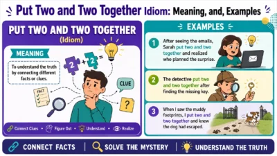 Put Two and Two Together Idiom: Meaning, and, Examples
