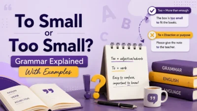 To Small or Too Small? Grammar Explained With Examples