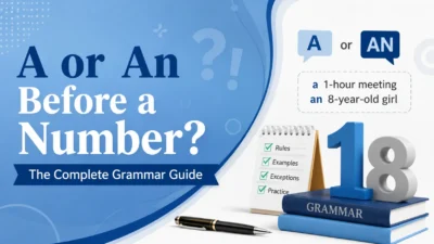 A or An Before a Number? The Complete Grammar Guide