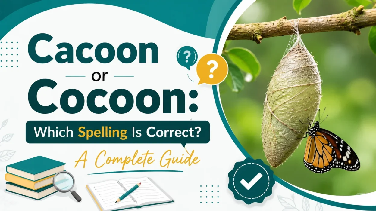Cacoon or Cocoon: Which Spelling Is Correct? A Complete Guide
