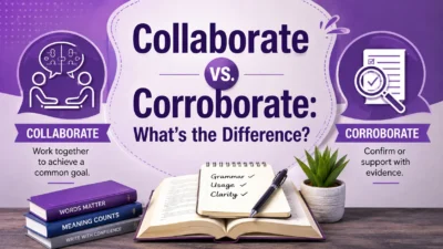 Collaborate vs. Corroborate: What's the Difference?