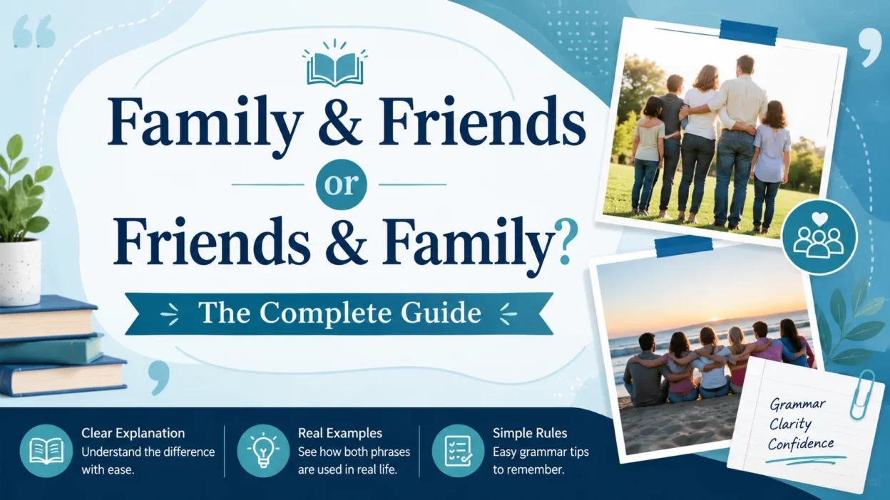 Family & Friends or Friends & Family? The Complete Guide