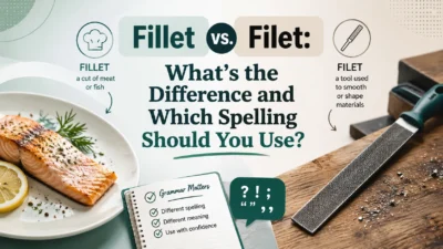 Fillet vs. Filet: What’s the Difference and Which Spelling Should You Use?
