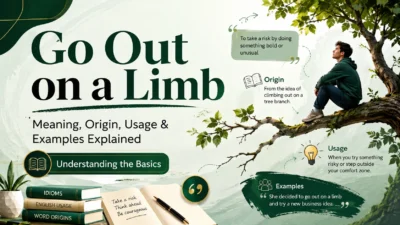 Go Out on a Limb Meaning, Origin, Usage & Examples Explained