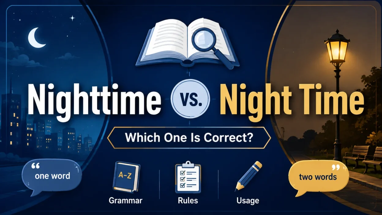 Nighttime vs. Night Time: Which One Is Correct?