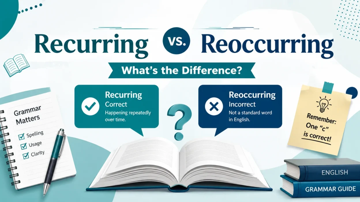 Recurring vs. Reoccurring: What’s the Difference?