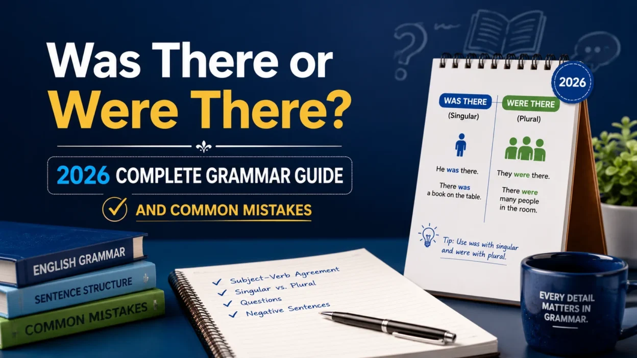 Was There or Were There? 2026 Complete Grammar Guide and Common Mistakes